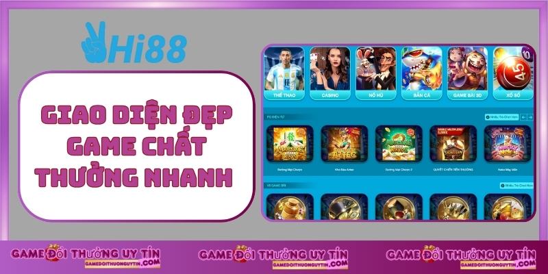 Giao Diện Đẹp Game Chất Thưởng Nhanh