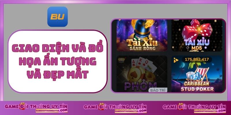 Giao diện và đồ họa ấn tượng và đẹp mắt