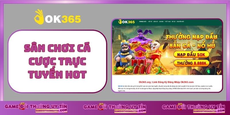 Sân chơi cá cược trực tuyến hot