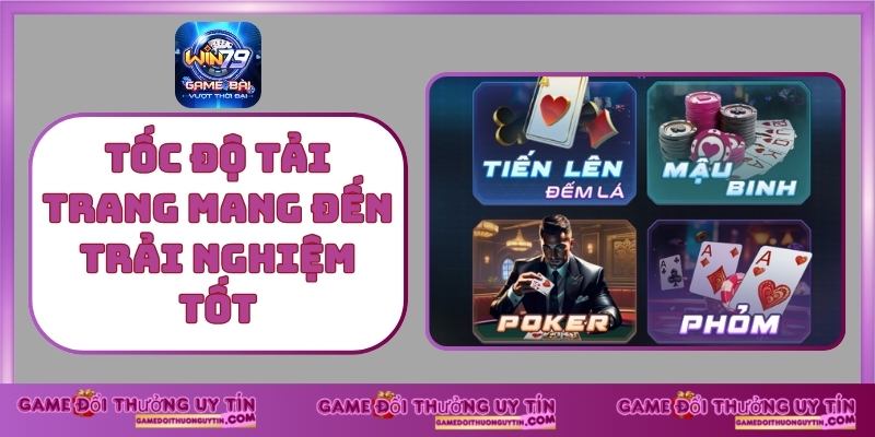 Tốc độ tải trang mang đến trải nghiệm tốt